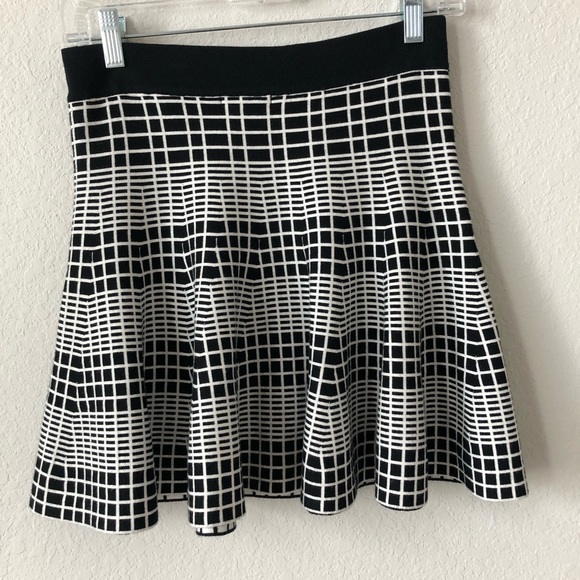 Blue Pepper Black and White Skirt - Picture 3 of 6